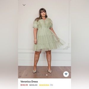 Jessakae Veronica dress. Size medium. Rosemary color.